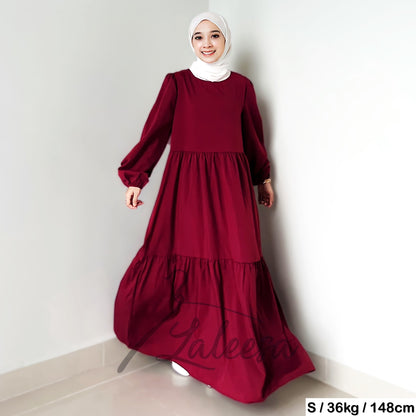 LALEESA DRESS FAIZA LD247273 Dress Muslimah Dress Woman Jubah Muslimah Jubah Abaya Dress Long Dress