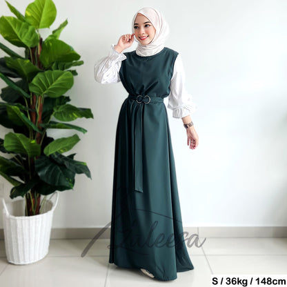 LALEESA DRESS FLARE LD241219 <Korean Series> Dress Muslimah Dress Woman Jubah Muslimah Jubah Abaya