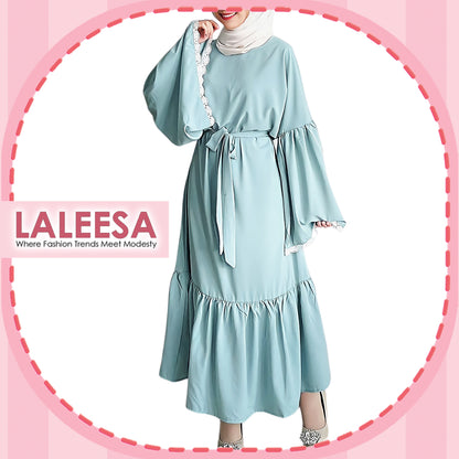 LALEESA Awa Collection DA123126 DRESS MAHDIYA Long Dress Muslimah Dress Women Dress Baju Raya 2024