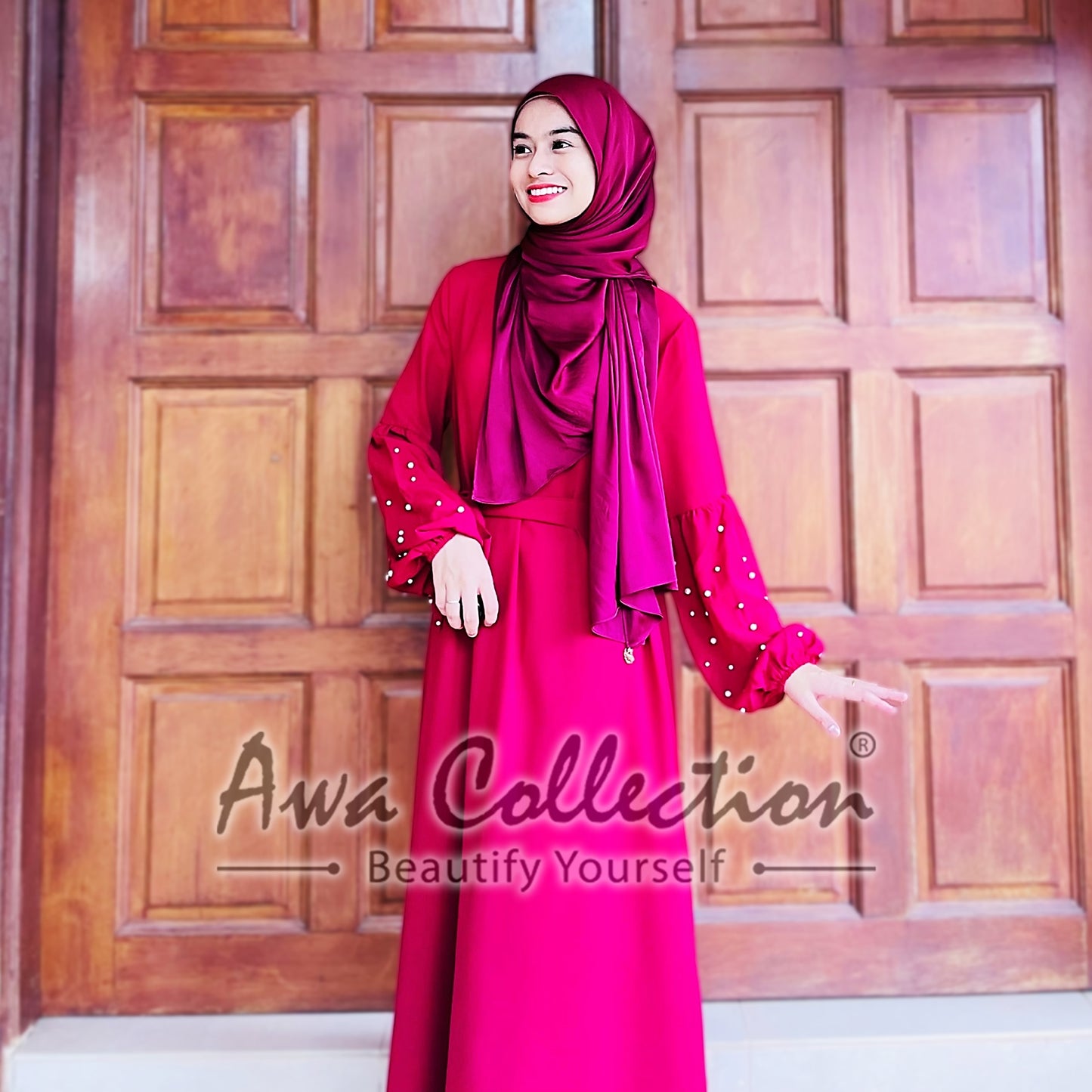 LALEESA Awa Collection DRESS LAMIS DA122117 Dress Muslimah Dress Woman Jubah Muslimah Jubah Abaya