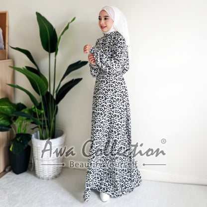 LALEESA Awa Collection DRESS SAFIRA DA107163 Dress Muslimah Dress Woman Jubah Muslimah Abaya Dress