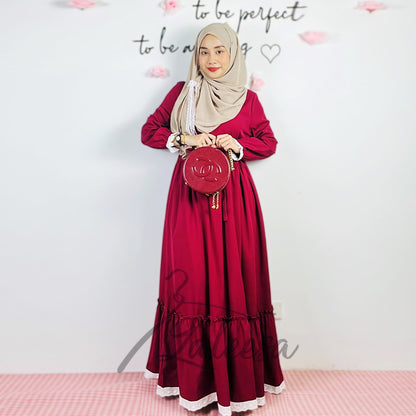 LALEESA DRESS HAJIRA LD250200 <BF Friendly Series> Dress Muslimah Dress Woman Jubah Muslimah Abaya