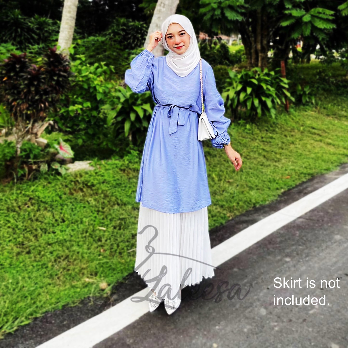 LALEESA TB437484 BLOUSE ZAHIDA Blouse Muslimah Blouse Women Blouse Baju Muslimah Baju Perempuan Plus Size Baju Raya 2024