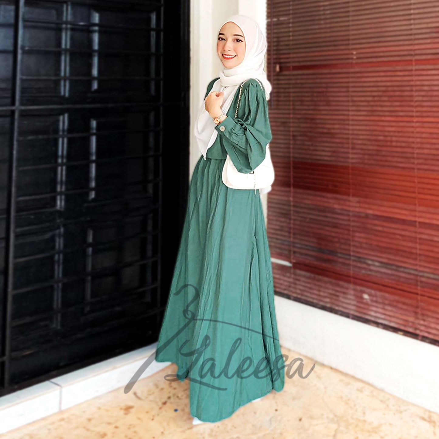 LALEESA DRESS IZMA LD225325 Dress Muslimah Dress Woman Jubah Muslimah Jubah Abaya Dress Long Dress