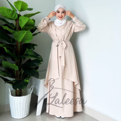 LALEESA DRESS IFFAH LD255295 <BF Friendly Series> Dress Muslimah Dress Woman Jubah Muslimah Abaya