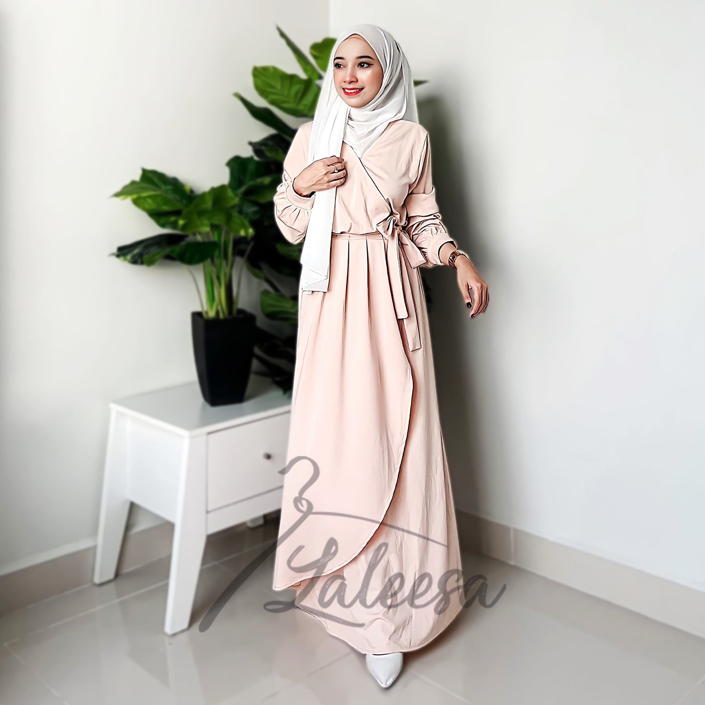 LALEESA DRESS HANA LD273297 Dress Muslimah Dress Woman Jubah Muslimah Jubah Abaya Dress Long Dress