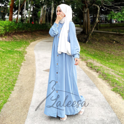 LALEESA DRESS RAINA LD221565 <BF Friendly Series> Dress Muslimah Dress Woman Jubah Muslimah Abaya