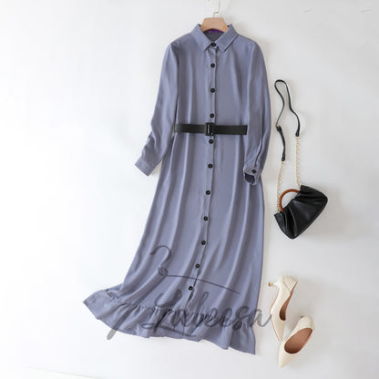 LALEESA DRESS ZARINA LD265253 <BF Friendly Series> (With Belt) Dress Muslimah Dress Woman Jubah