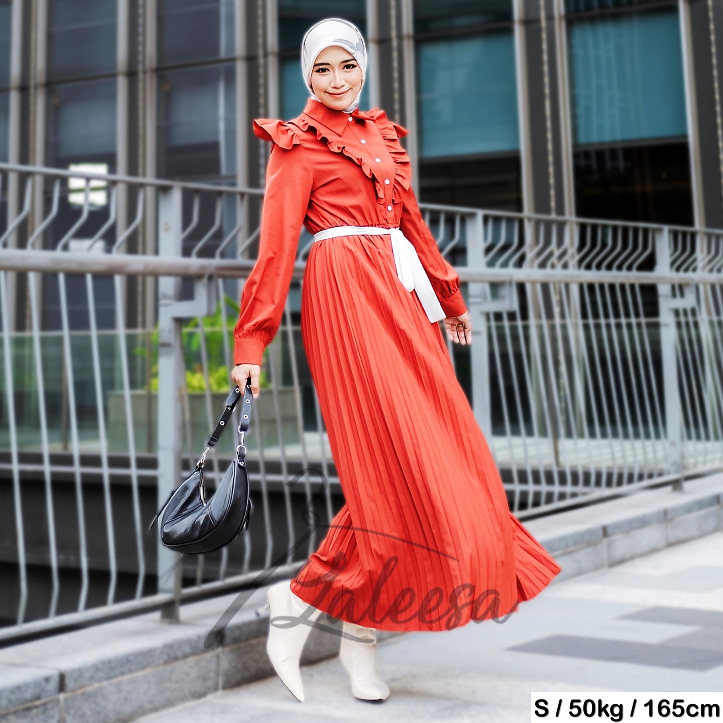 LALEESA DRESS IRIZ LD212109 <Korean Series> Dress Muslimah Dress Woman Jubah Muslimah Abaya Dress