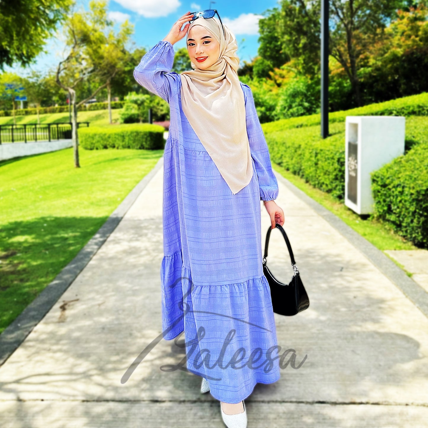 LALEESA DRESS RAFIA LD272262 <Ironless Series> (Ironless) Dress Muslimah Dress Woman Jubah Abaya