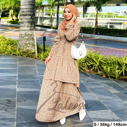 LALEESA DRESS LATIFA LD268286 Dress Muslimah Dress Women Dress Jubah Muslimah Jubah Abaya Dress Plus Size Baju Raya 2024