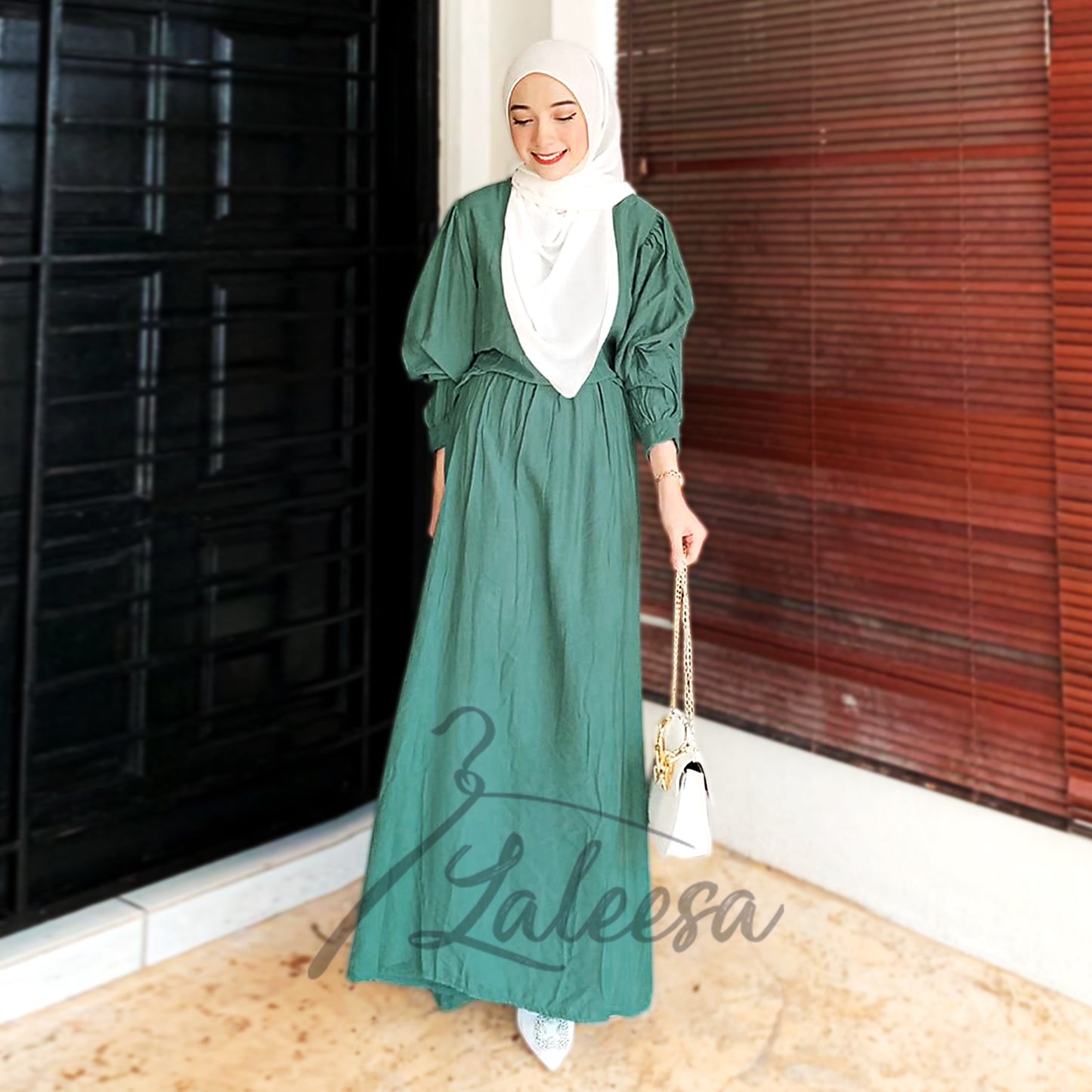 LALEESA DRESS IZMA LD225325 Dress Muslimah Dress Woman Jubah Muslimah Jubah Abaya Dress Long Dress