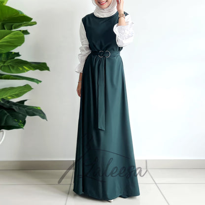 LALEESA DRESS FLARE LD241219 <Korean Series> Dress Muslimah Dress Woman Jubah Muslimah Jubah Abaya