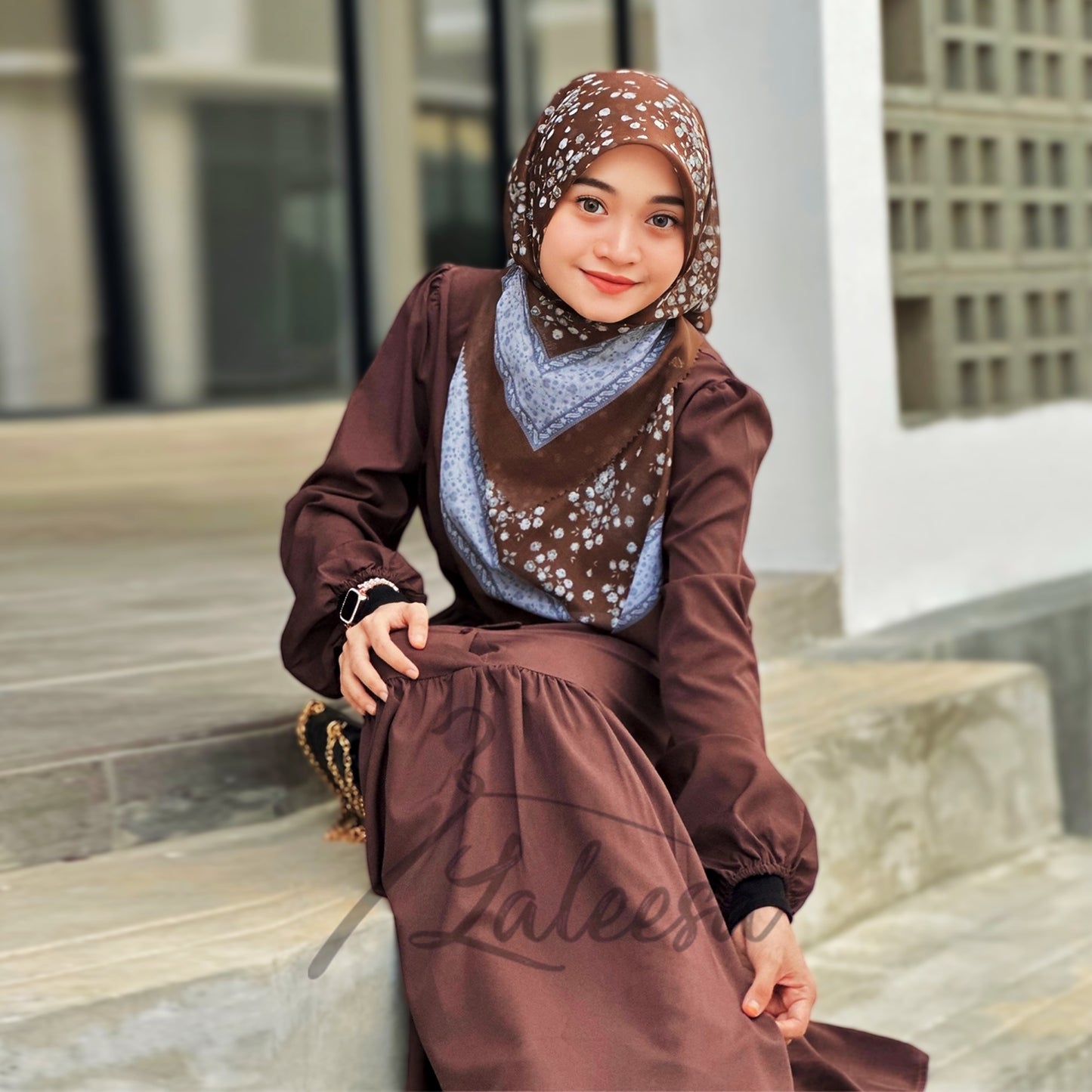 LALEESA DRESS HAFEEZA LD251251 <BF Friendly Series> Dress Muslimah Dress Woman Jubah Muslimah Abaya