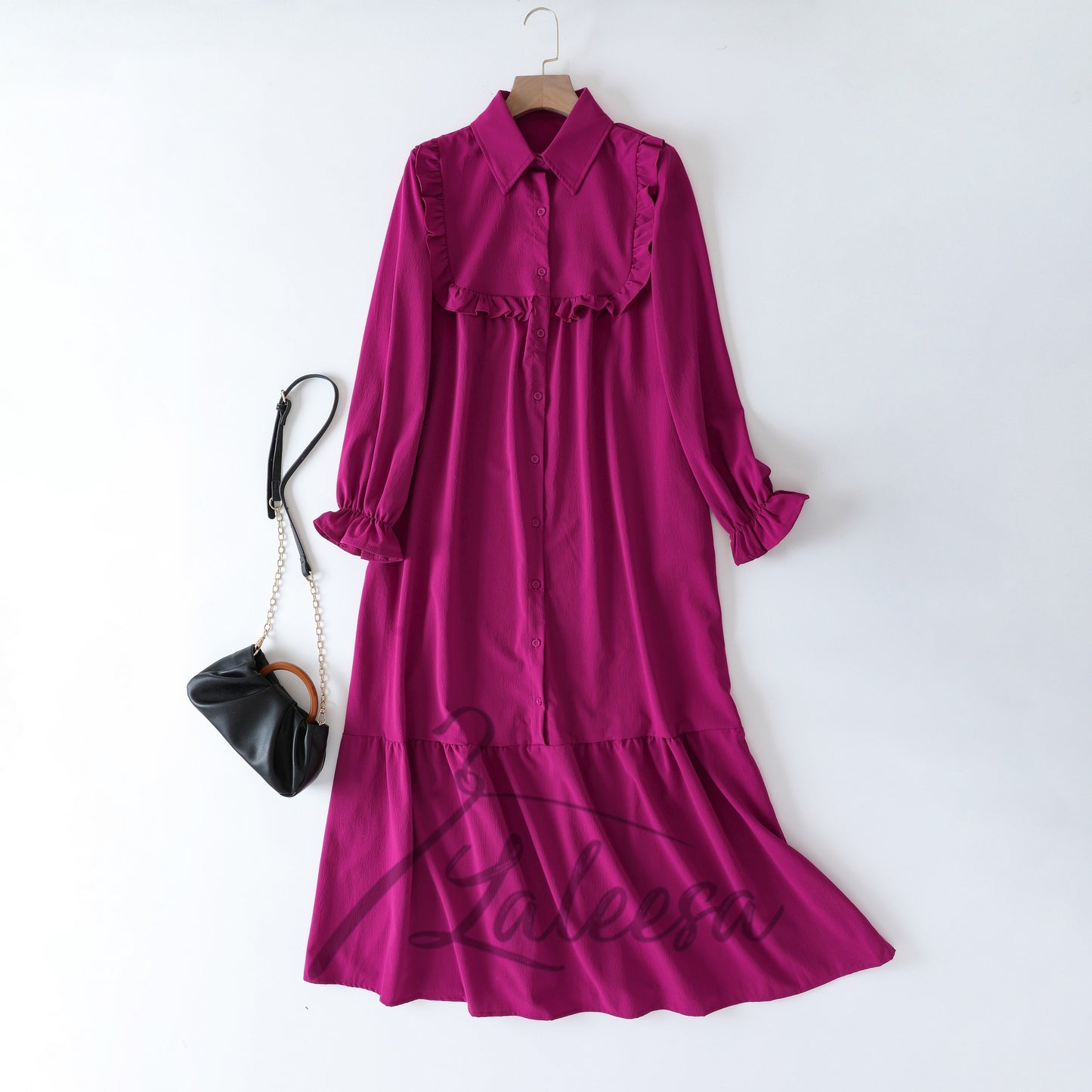 LALEESA DRESS QASIRA LD286218 <BF Friendly Series> Dress Muslimah Dress Women Dress Plus Size Baju Raya 2024