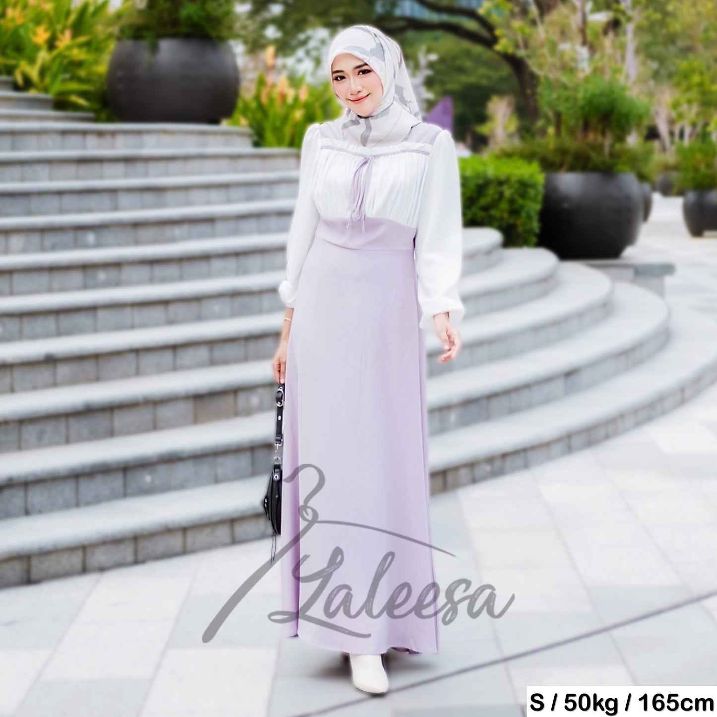 LALEESA DRESS DAISY LD212200 <Korean Series> Korean Style Dress Muslimah Dress Women Dress Plus Size Baju Raya 2024