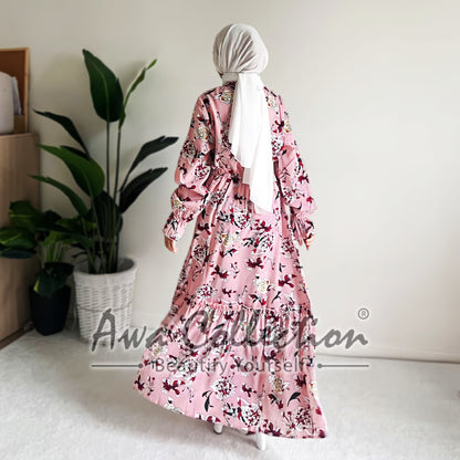 LALEESA Awa Collection DRESS QAMEER DA105145 Dress Muslimah Dress Woman Jubah Muslimah Abaya Dress