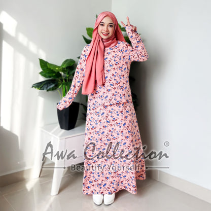 LALEESA Awa Collection (Blouse + Skirt) SA702781 SET NADIA Set Wear Blouse Muslimah Blouse Women Blouse Baju Raya 2024