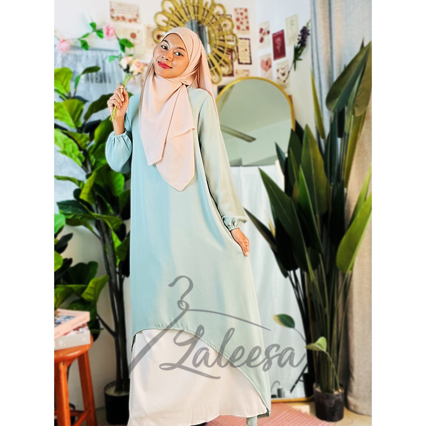 LALEESA DRESS JAMALA LD252220 Dress Muslimah Dress Woman Jubah Muslimah Jubah Abaya Dress Long Dress