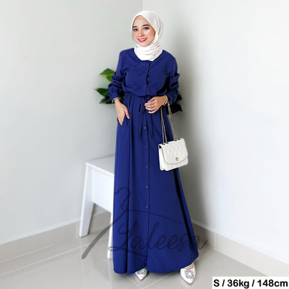 LALEESA DRESS FAKHIRA LD270208 <BF Friendly Series> Dress Muslimah Dress Woman Jubah Muslimah Abaya