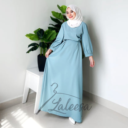 LALEESA DRESS ABEERA LD244246 Dress Muslimah Dress Woman Jubah Muslimah Jubah Abaya Dress Long Dress