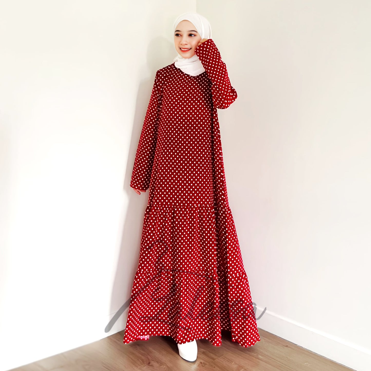 LALEESA DRESS WADI LD240200 Dress Muslimah Dress Woman Jubah Muslimah Jubah Abaya Dress Long Dress