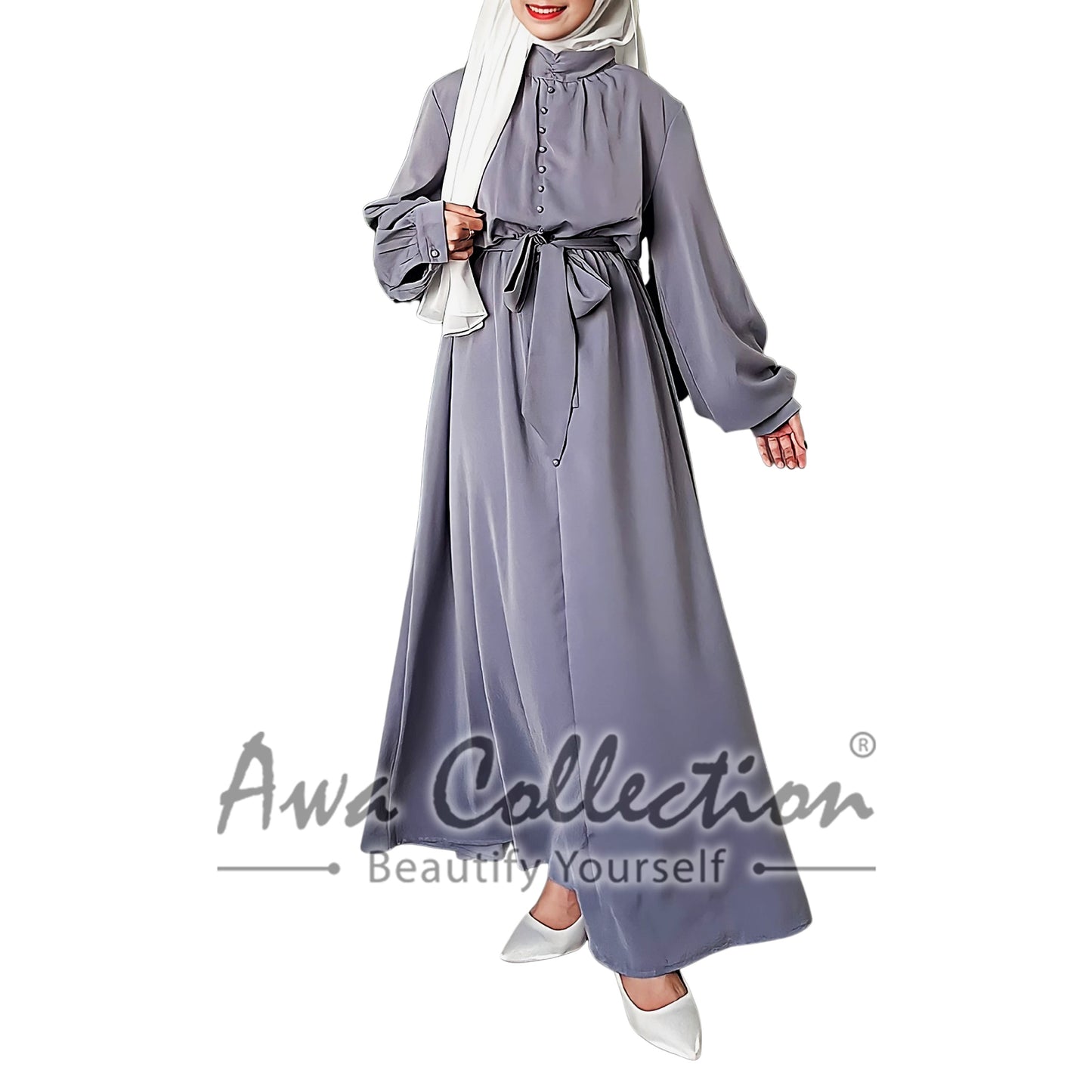 LALEESA Awa Collection DRESS DARRA DA114134 Dress Muslimah Dress Woman Jubah Muslimah Abaya Dress