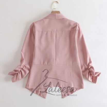 LALEESA TB446473 BLAZER JAMIA Cardigan Blouse Muslimah Blouse Women Blouse Baju Perempuan Plus Size Baju Raya 2024