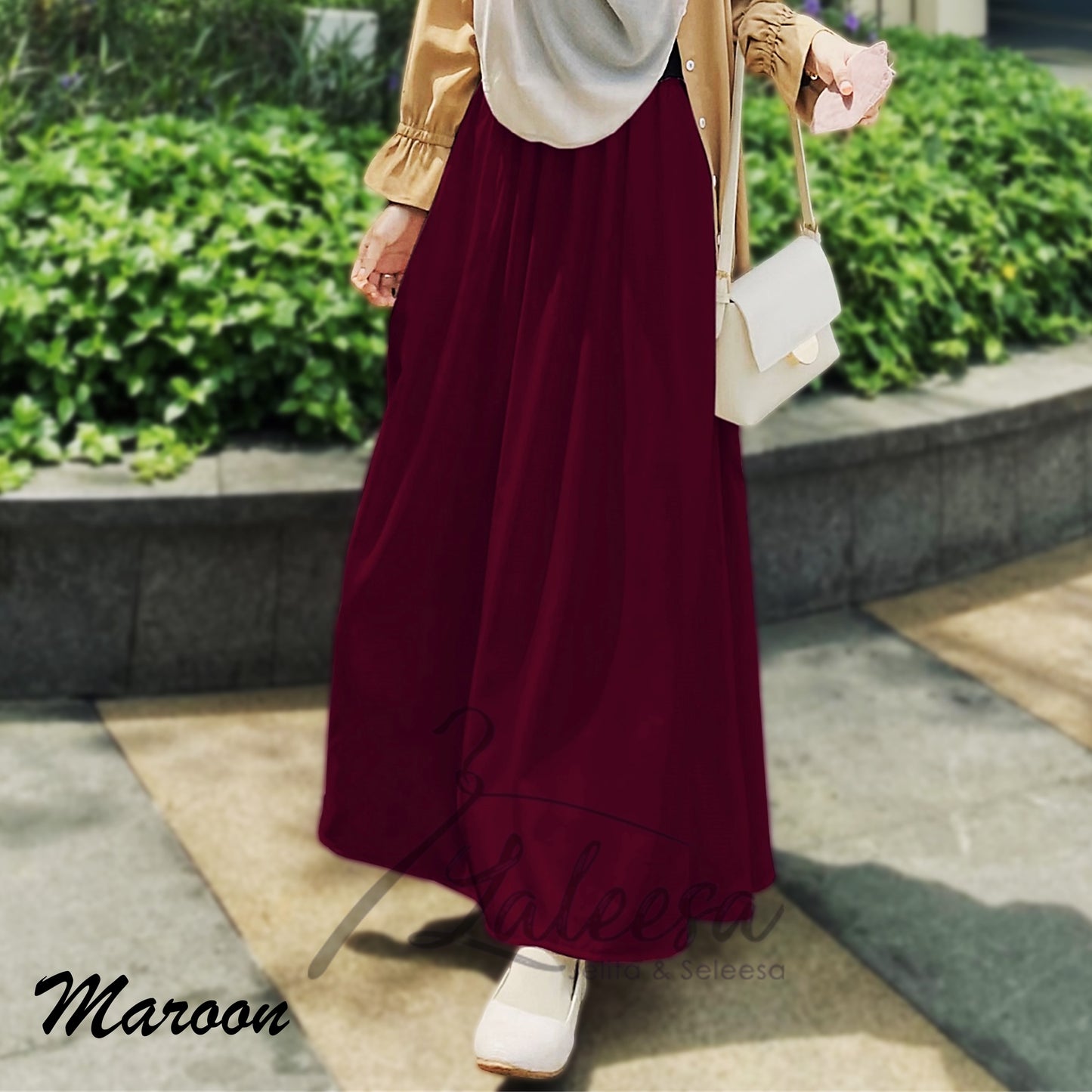 LALEESA PS654684 SKIRT BAHEERA Skirt Muslimah Skirt Labuh Skirt Pencil Skirt Kembang Baju Raya 2023