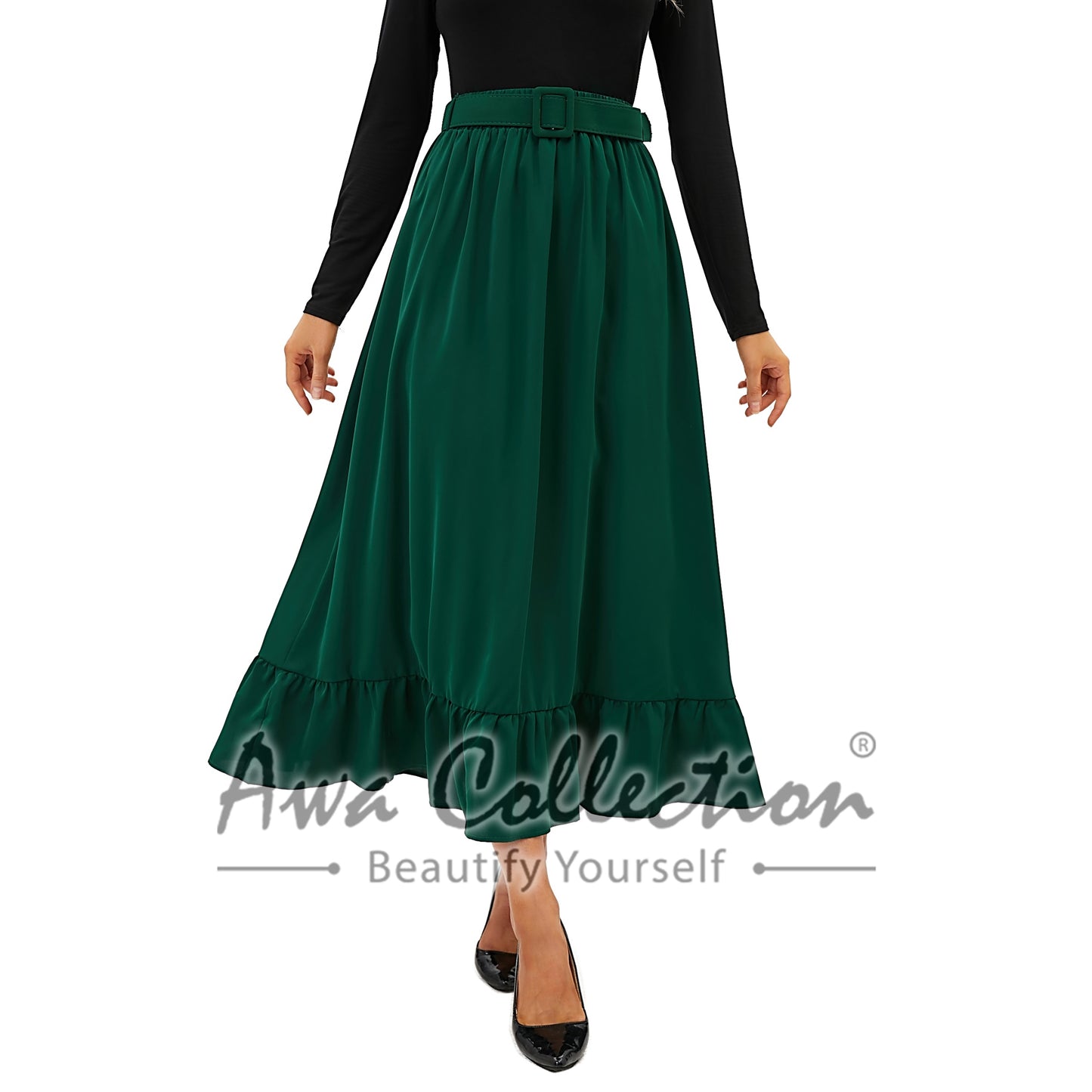 LALEESA Awa Collection BA501501 SKIRT LINA Skirt Muslimah Skirt Labuh Skirt Pencil Skirt Kembang Baju Raya 2023