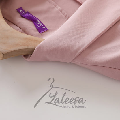 LALEESA TB446473 BLAZER JAMIA Cardigan Blouse Muslimah Blouse Women Blouse Baju Perempuan Plus Size Baju Raya 2024