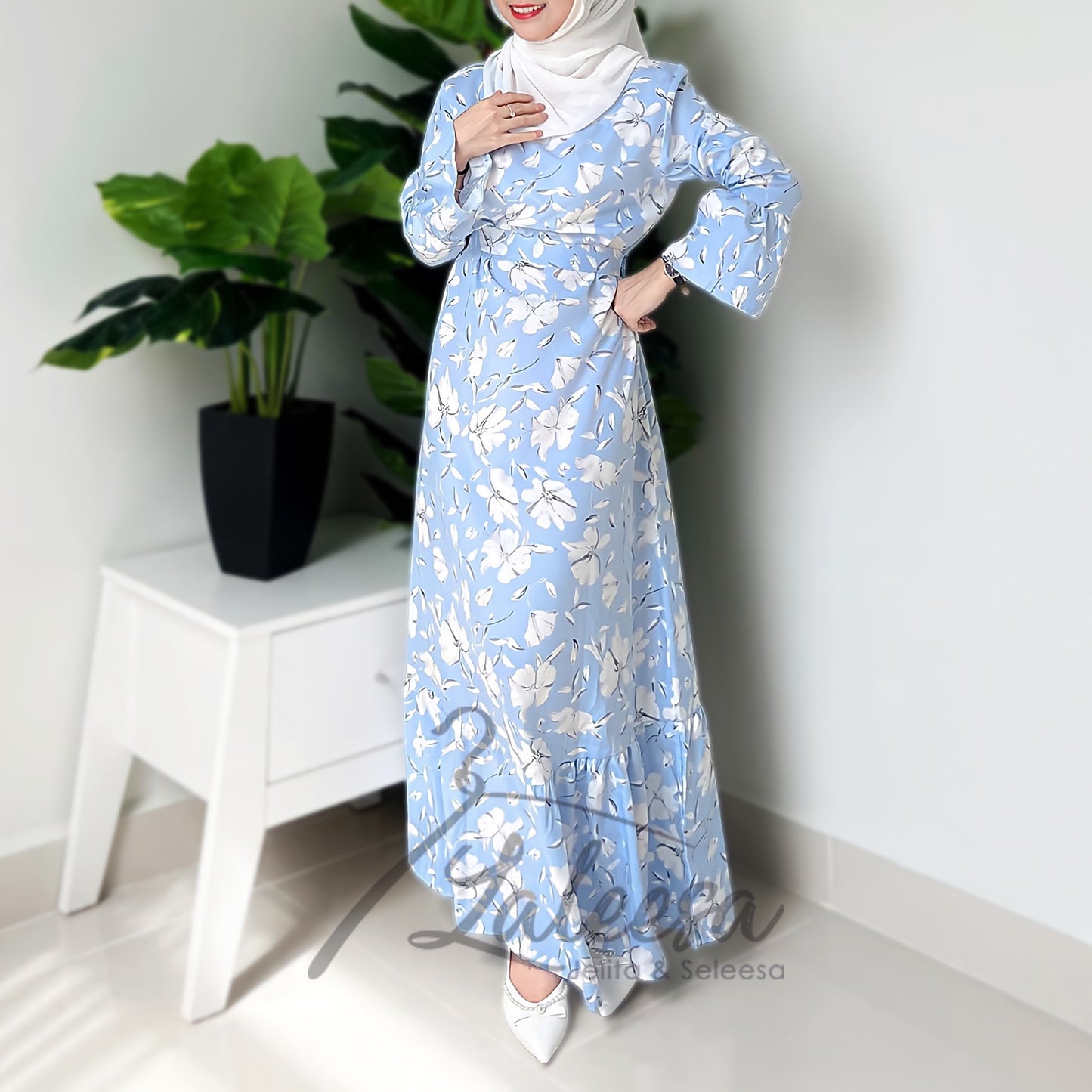 LALEESA LD280272 DRESS MAYA Dress Muslimah Dress Women Dress Jubah Muslimah Jubah Abaya Dress Baju Raya 2023
