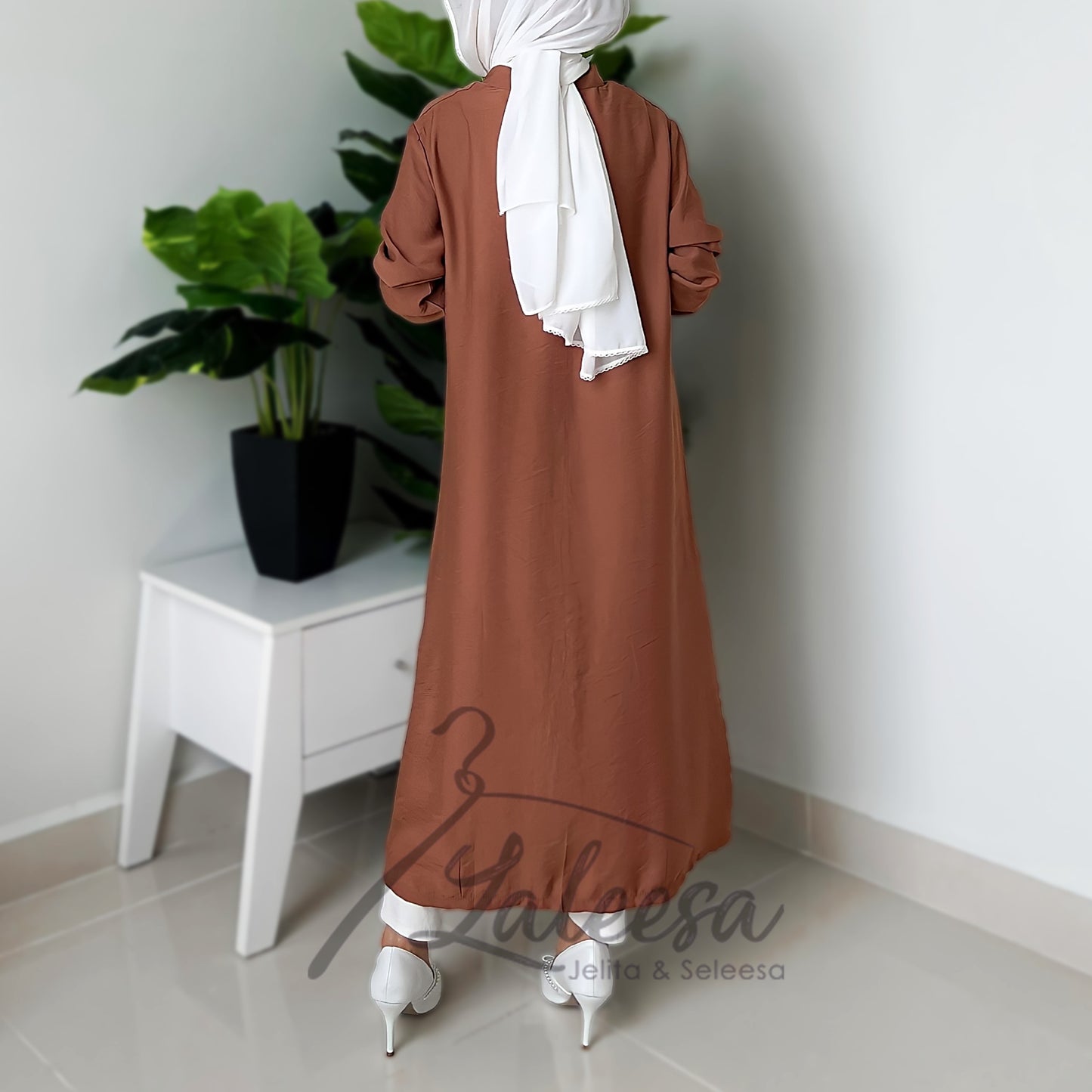 LALEESA BLOUSE LAYLA TB426426 <BF Friendly Series> Long Blouse Muslimah Blouse Women Blouse Plus Size Baju Raya 2024
